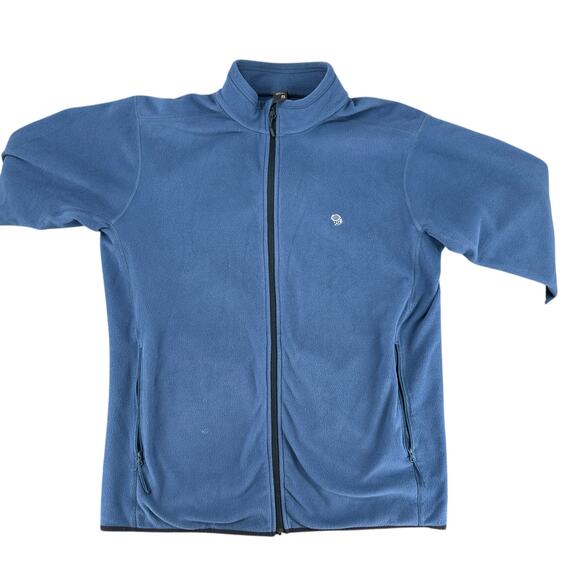Mountain Hardwear Tech Fleece Full Zip Jacket Men's Size XL Light Blue Gorpcore - Picture 1 of 9